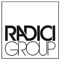 Logo von Radici Group, internationaler Anbieter von Chemieprodukten und Lösungen für verschiedene Industrien.